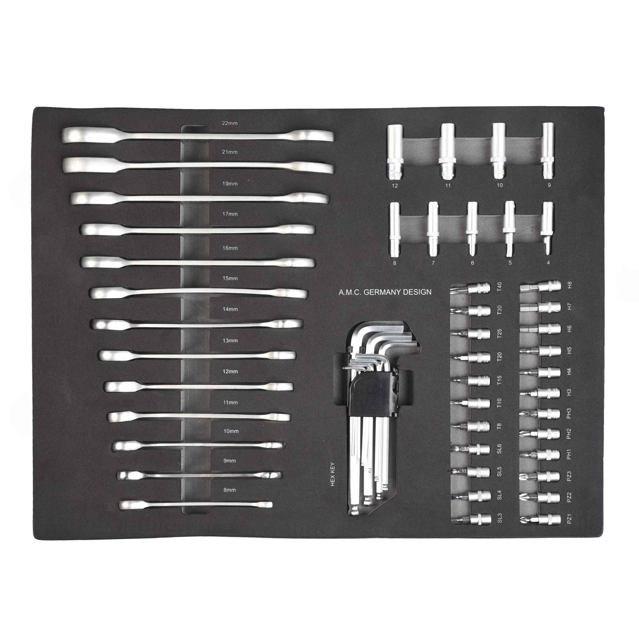 Carrello porta attrezzi completo di utensili 6 cassetti con organizer completo di 1000 utensili