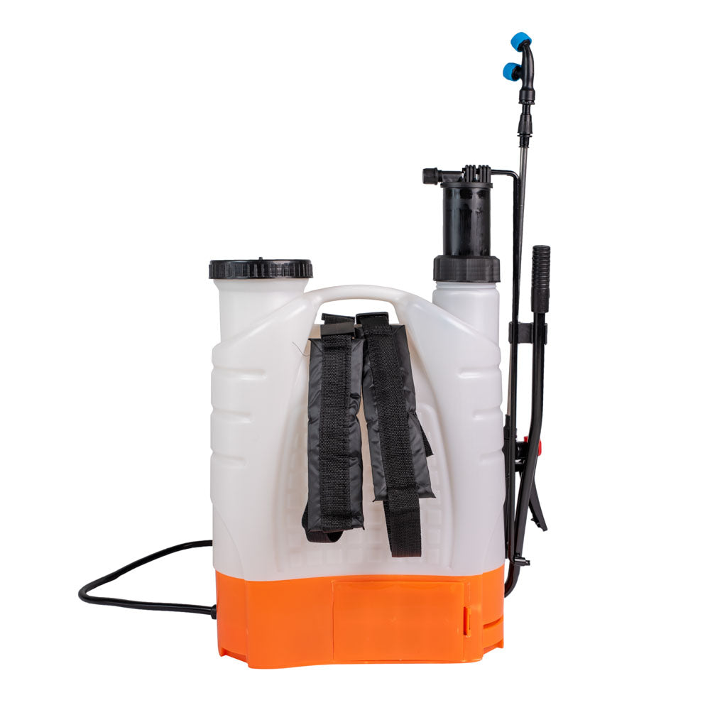 Pompa a spalla elettrico nebulizzatore 16 lt per disinfestazione irrorazione