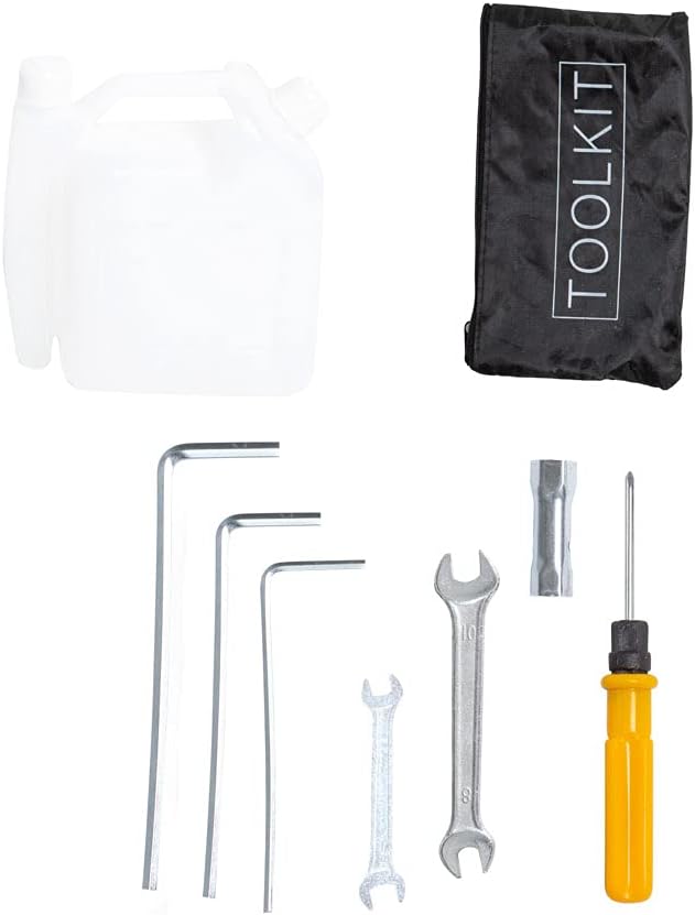 Motozappa motocoltivatore zappatrica con motore a scoppio 2 tempi da 52cc e 3,7 cv di potenza con una larghezza del raggio di lavoro di 30 cm e profondità di 15 cm zappette in acciaio rinforzato