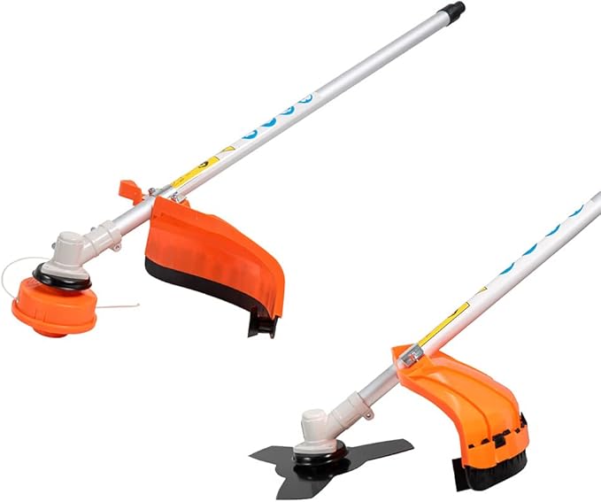 Decespugliatore multifunzione a scoppio 4 in 1 tagliasiepi troncarami e motosega motore 52cc 2 tempi comprende testina doppio filo e disco tre denti acciaio